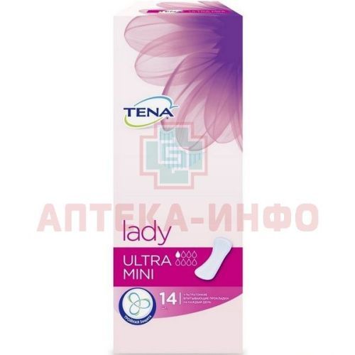 Прокладки урологические TENA Lady Ultra Mini п/недерж. №14 Essity Slovakia s.r.o./Словакия