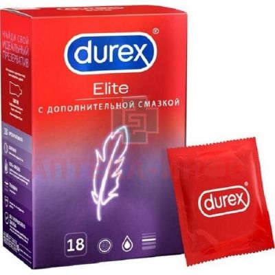 Презерватив DUREX Elite (ультратонкие со смазкой) №18 Reckitt Benckiser Healthcare/Великобритания