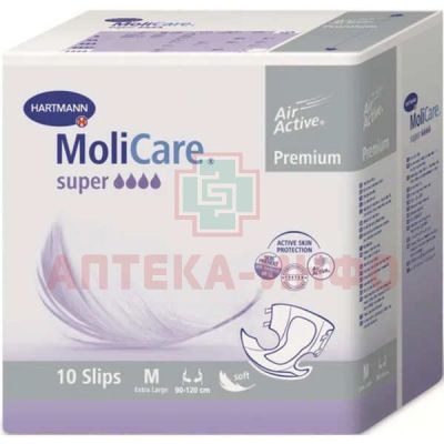 Подгузники для взрослых MOLICARE Premium Super M №10 Пауль Хартманн/Германия