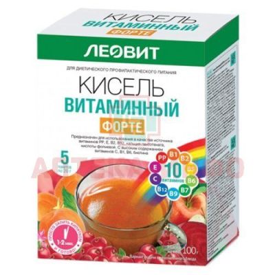 Кисель Леовит витаминный форте 20г №5 Леовит Hyтрио/Россия