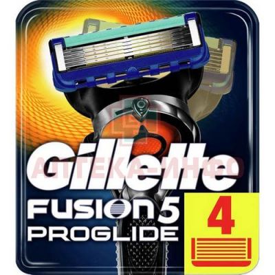 Лезвия бритвенные GILLETTE Fusion Proglide №4 Gillette