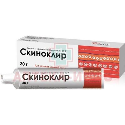 Скиноклир крем д/нар. прим. 20% 30г Озон/Россия