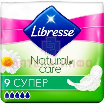 Прокладки гигиенические LIBRESSE Natural Ultra Normal Care №10 SCA Hygiene Products/Словакия