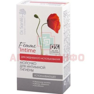 Молочко DR.SANTE Femme Intime интимное мягкость прикосновения 230мл Эльфа/Украина