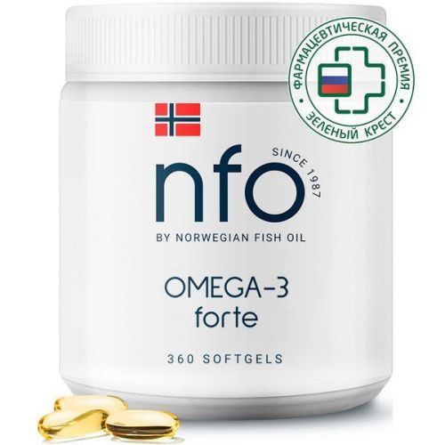 NFO Омега-3 360 капс. 1450мг №360 Pharmatech AS/Норвегия