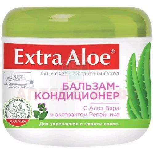 Бальзам-кондиционер для волос EXTRA ALOE Репейник д/волос 500мл Вилсен групп/Россия