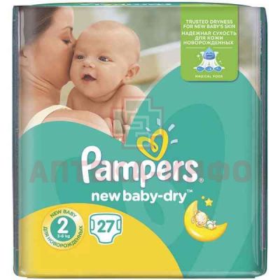 Подгузники PAMPERS New Baby Dry Mini (3-6кг) №27 Procter&Gamble/Германия