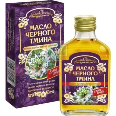 Масло натуральное Черного тмина 100мл Специалист/Россия