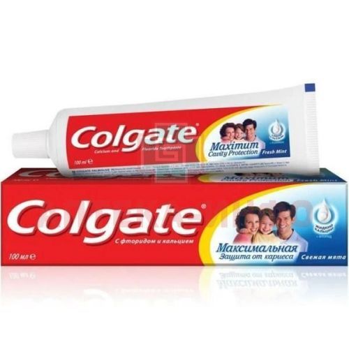Зубная паста COLGATE Максимальная защита от кариеса Свежая мята 100мл Colgate-Palmolive/Китай