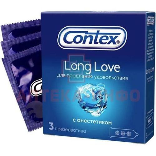 Презерватив CONTEX №3 Long Love (пролонгирующие) LRC Products Ltd/Великобритания