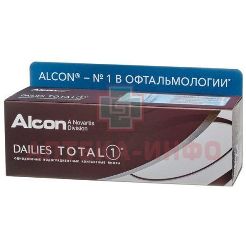 Линзы DAILIES TOTAL 1 BC 8.5 контактные корриг. (-1,00) №30 Alcon/США