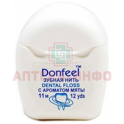 Зубная нить DONFEEL Mini dental floss 11м (Donfeel)