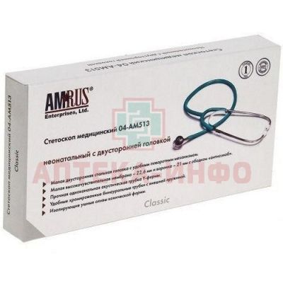 Стетоскоп AMRUS 04-АМ513 CLASSIC синий Amrus/США