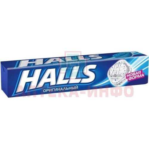 Леденцы HALLS оригинал. (ментол/эвкалипт) 25г (9шт) Мондэлис Русь/Россия