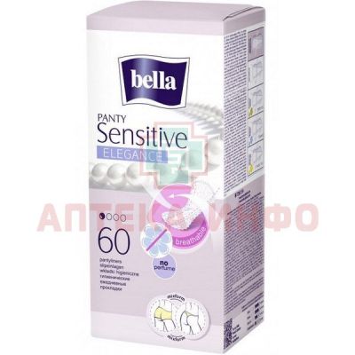 Прокладки гигиенические BELLA PANTY Sensitive Elegance №60 TZMO S.A./Польша