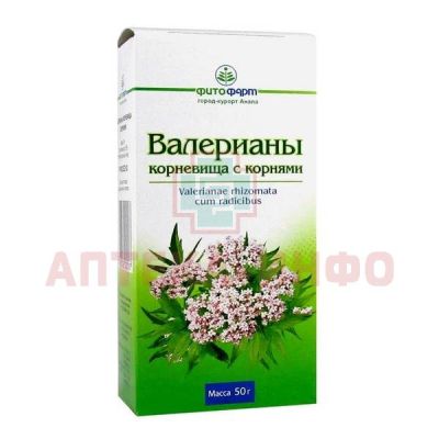 Валерианы корневища с корнями пак. 50г Фитофарм/Россия