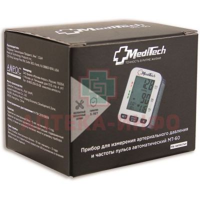 Тонометр MediTech MT-60 автом. на запястье Medical Technology Product/Китай