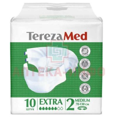 Подгузники для взрослых TEREZA MED Extra Medium №10 Онтэкс/Россия