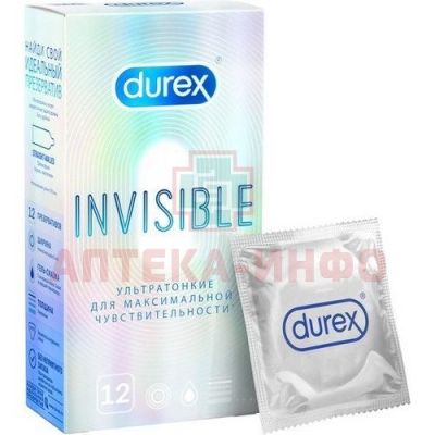 Презерватив DUREX Invisible №12 Reckitt Benckiser Healthcare/Великобритания