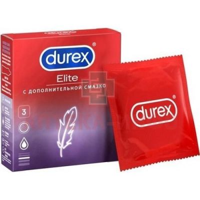 Презерватив DUREX Elite (ультратонкие со смазкой) №3 Reckitt Benckiser Healthcare/Великобритания