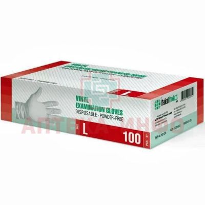 Перчатки смотровые н/стер. разм. S (винил. неопудр. Gloves) №100 (50 пар) SF Medical Products GmbH/Германия