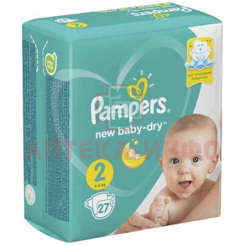 Подгузники PAMPERS New Baby Dry Mini (4-8кг) №27 Procter&Gamble/Германия