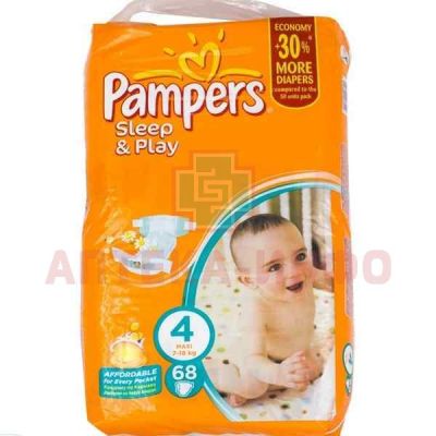 Подгузники PAMPERS Sleep & Play Maxi (7-18кг) р.4 №68 Procter&Gamble/Германия