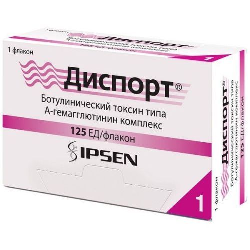 Диспорт фл.(лиоф. д/приг. р-ра д/ин.) 125ЕД №1 Ipsen Biopharm Ltd./Великобритания