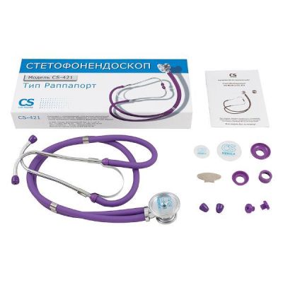 Стетофонендоскоп C.S. Medica CS-421 (тип Раппапорт) (Healthcare) фиолетовый Shenzhen Complectservice Industrial Trade/Китай
