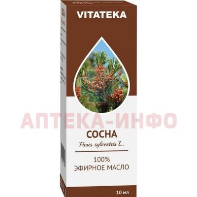 ВИТАТЕКА (VITATEKA) масло Сосны эфирное 10мл Аромастар/Россия